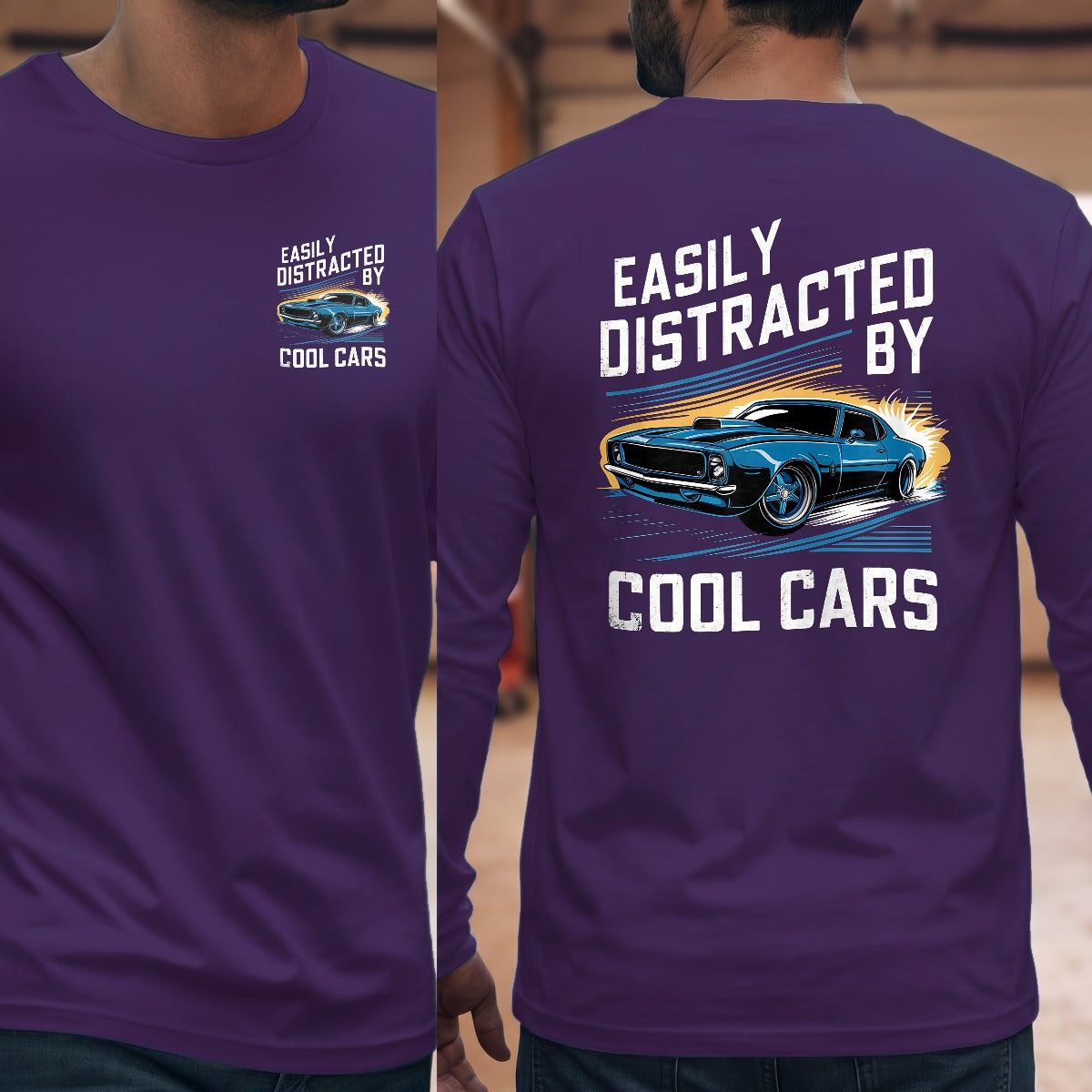 Purple | Left Chest + Back