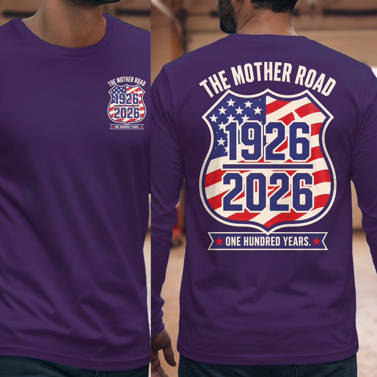 Purple | Front & Back