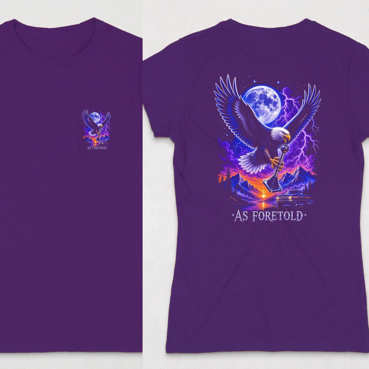 Purple | Front & Back