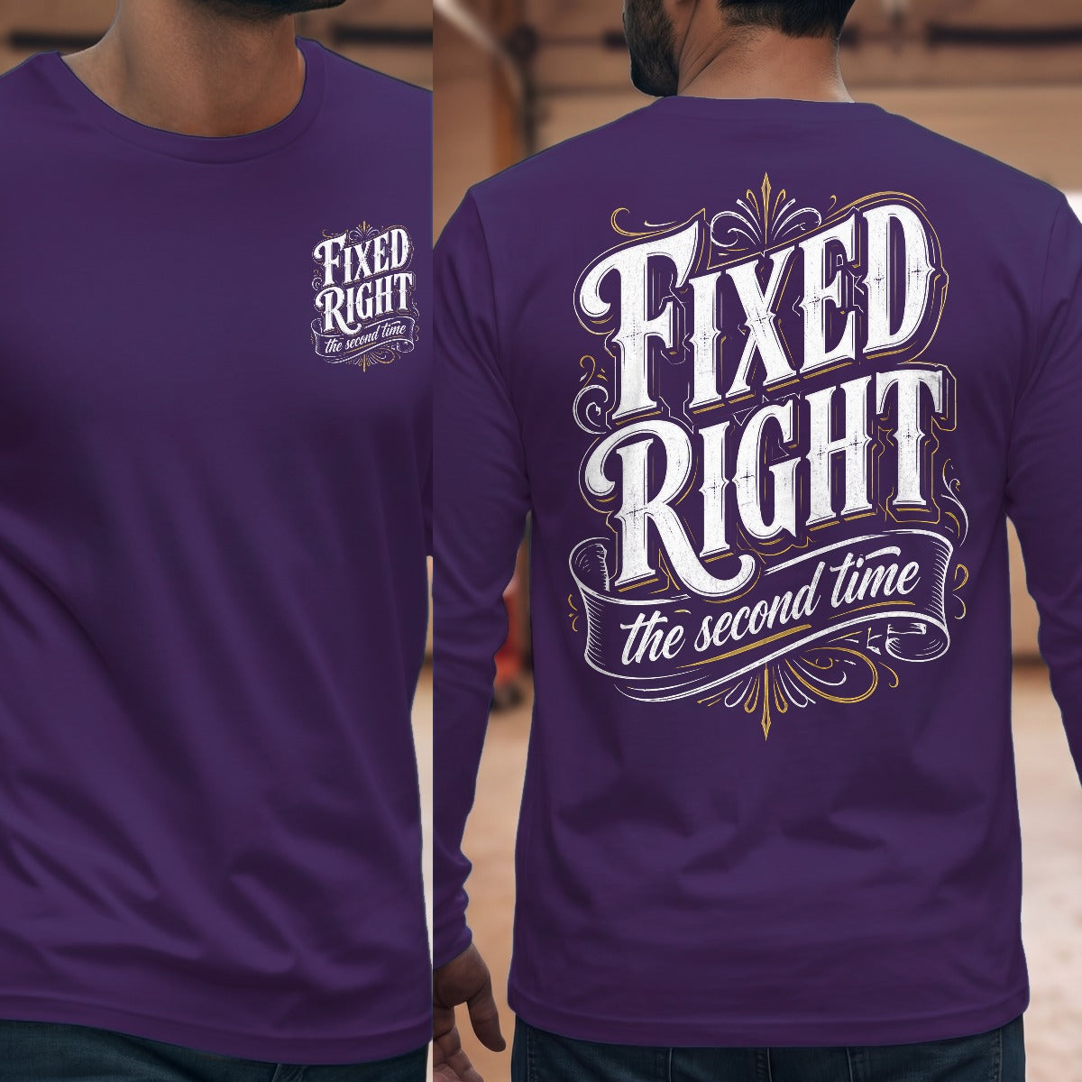 Purple | Front & Back