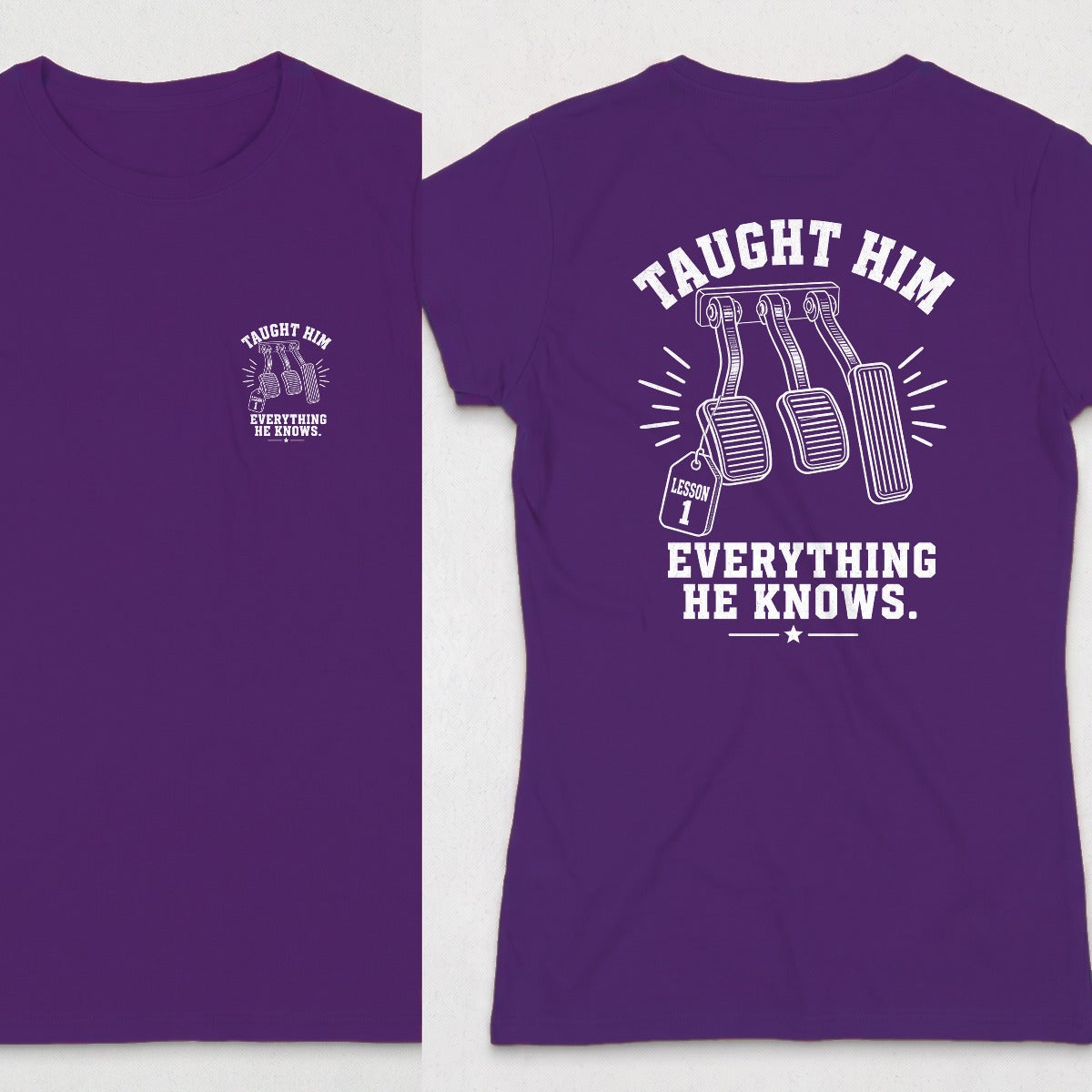 Purple | Front & Back