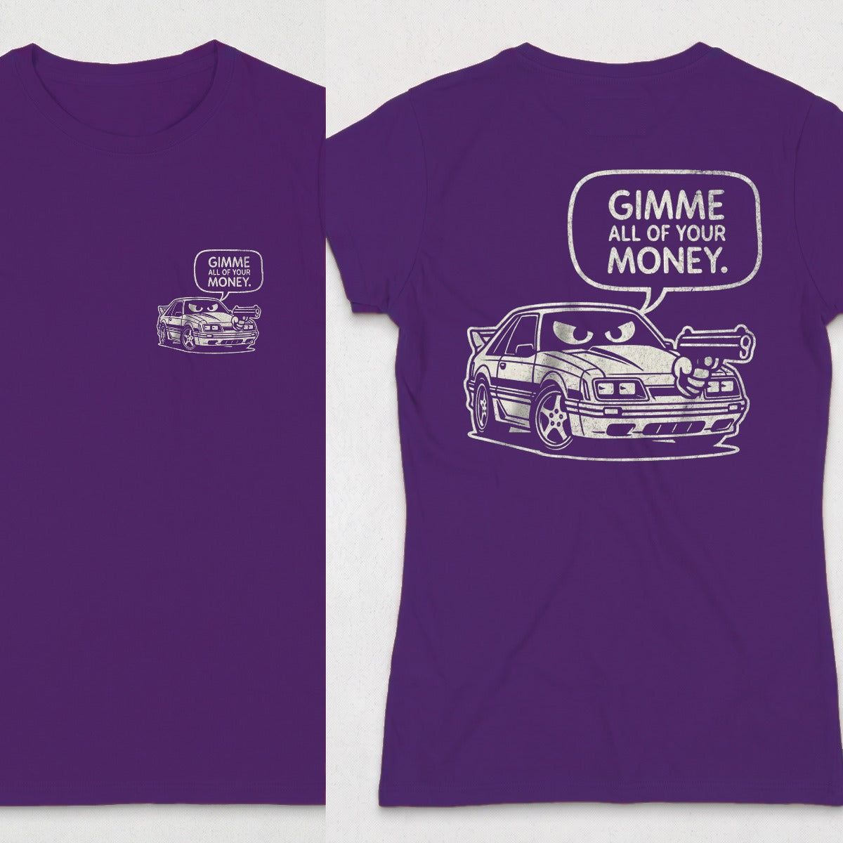 Purple | Left Chest + Back