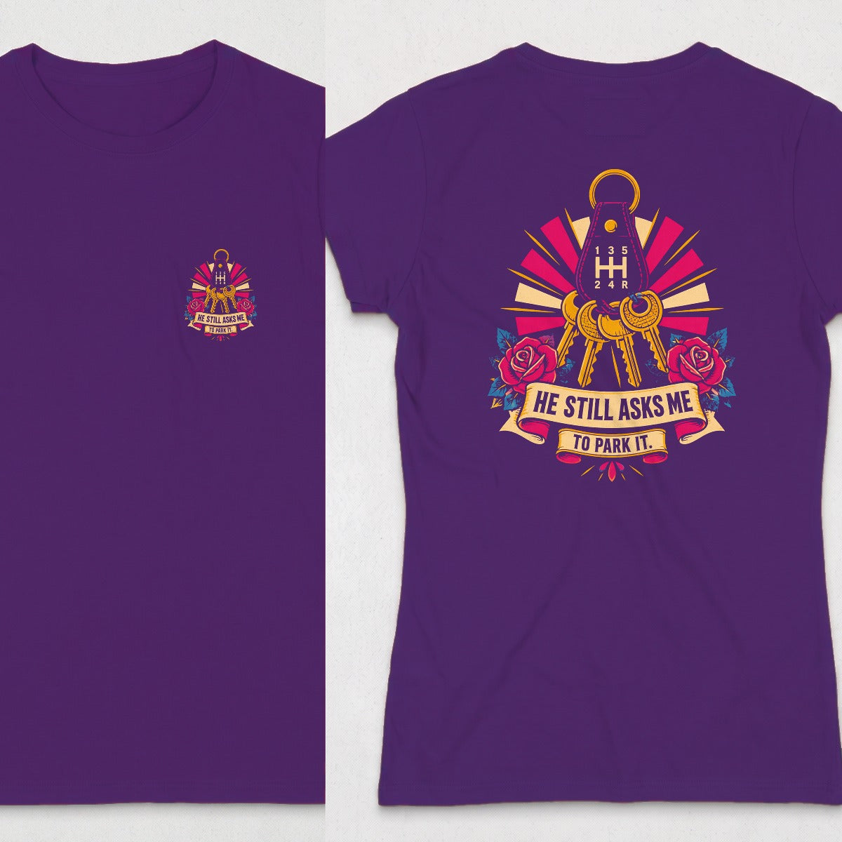 Purple | Front & Back
