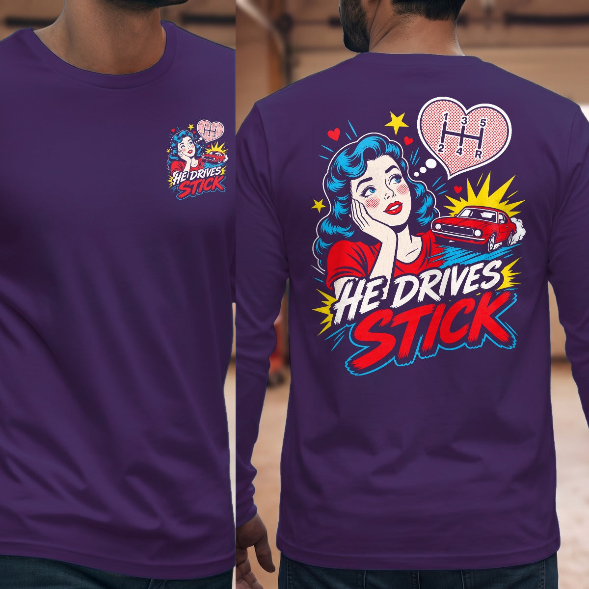 Purple | Front & Back