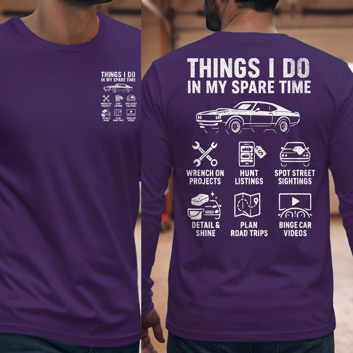 Purple | Front & Back