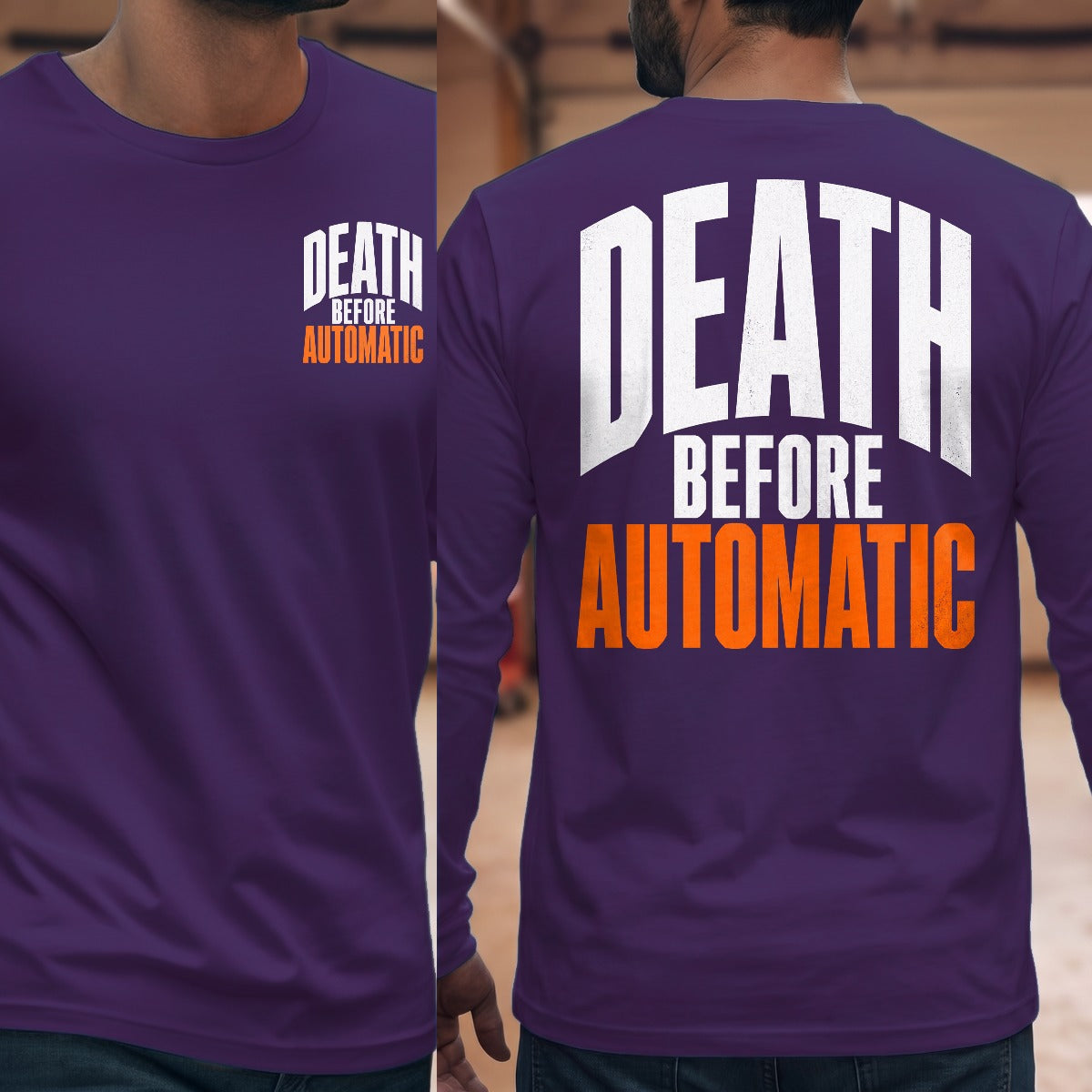Purple | Front & Back