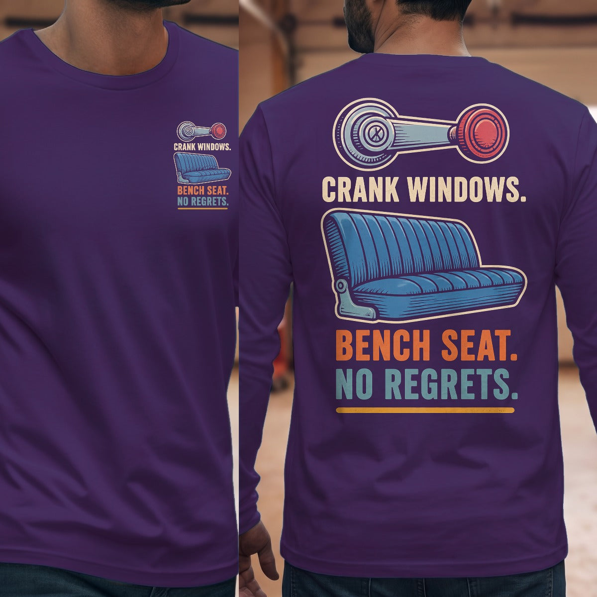 Purple | Front & Back