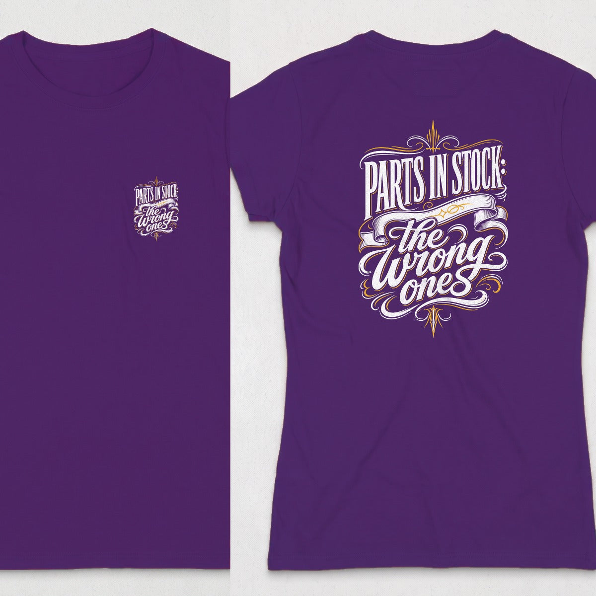 Purple | Front & Back
