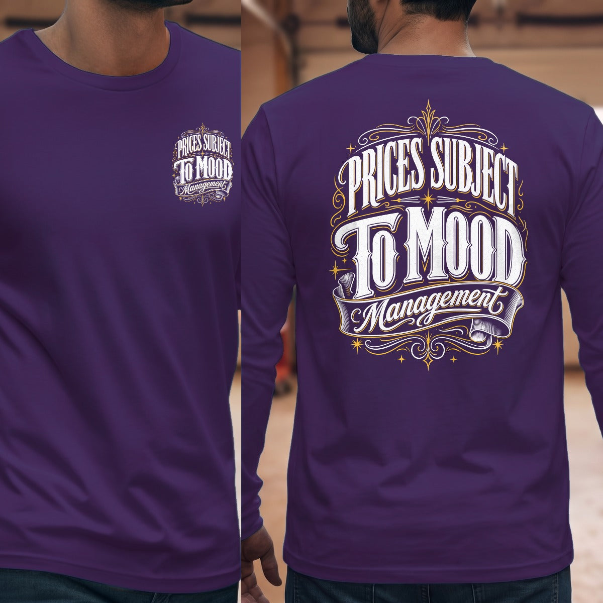 Purple | Front & Back