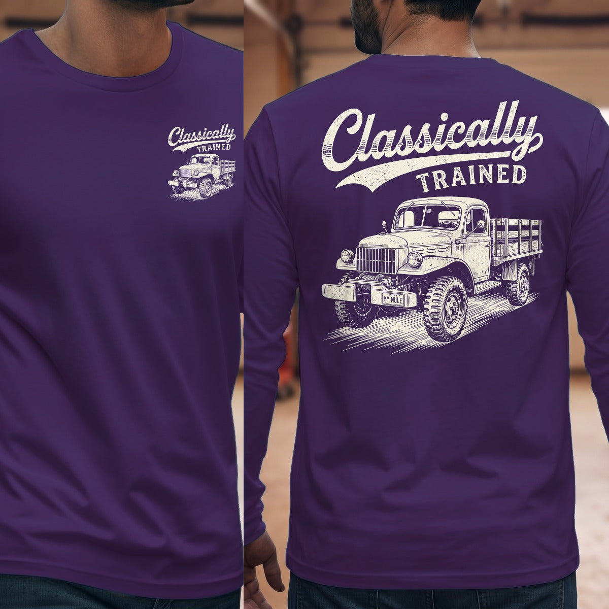 Purple | Front & Back