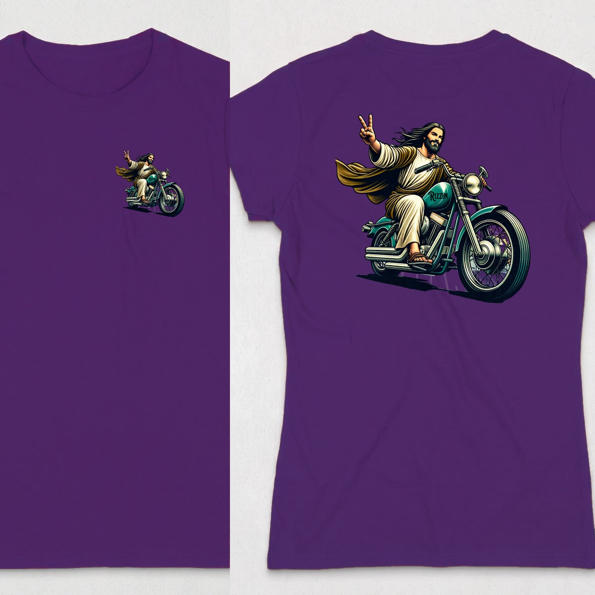 Purple | Left Chest + Back