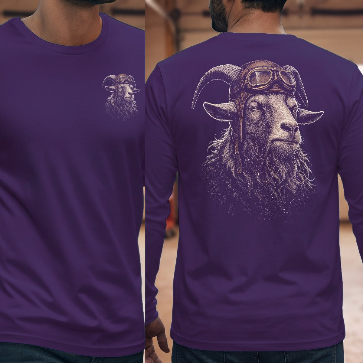 Purple | Front & Back