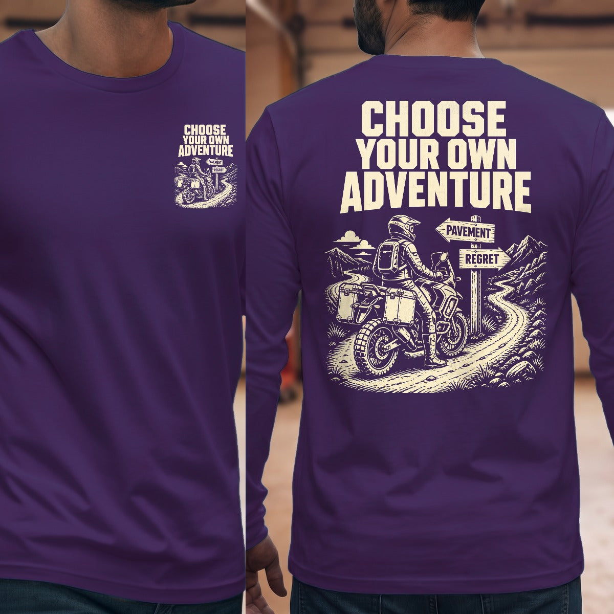 Purple | Front & Back