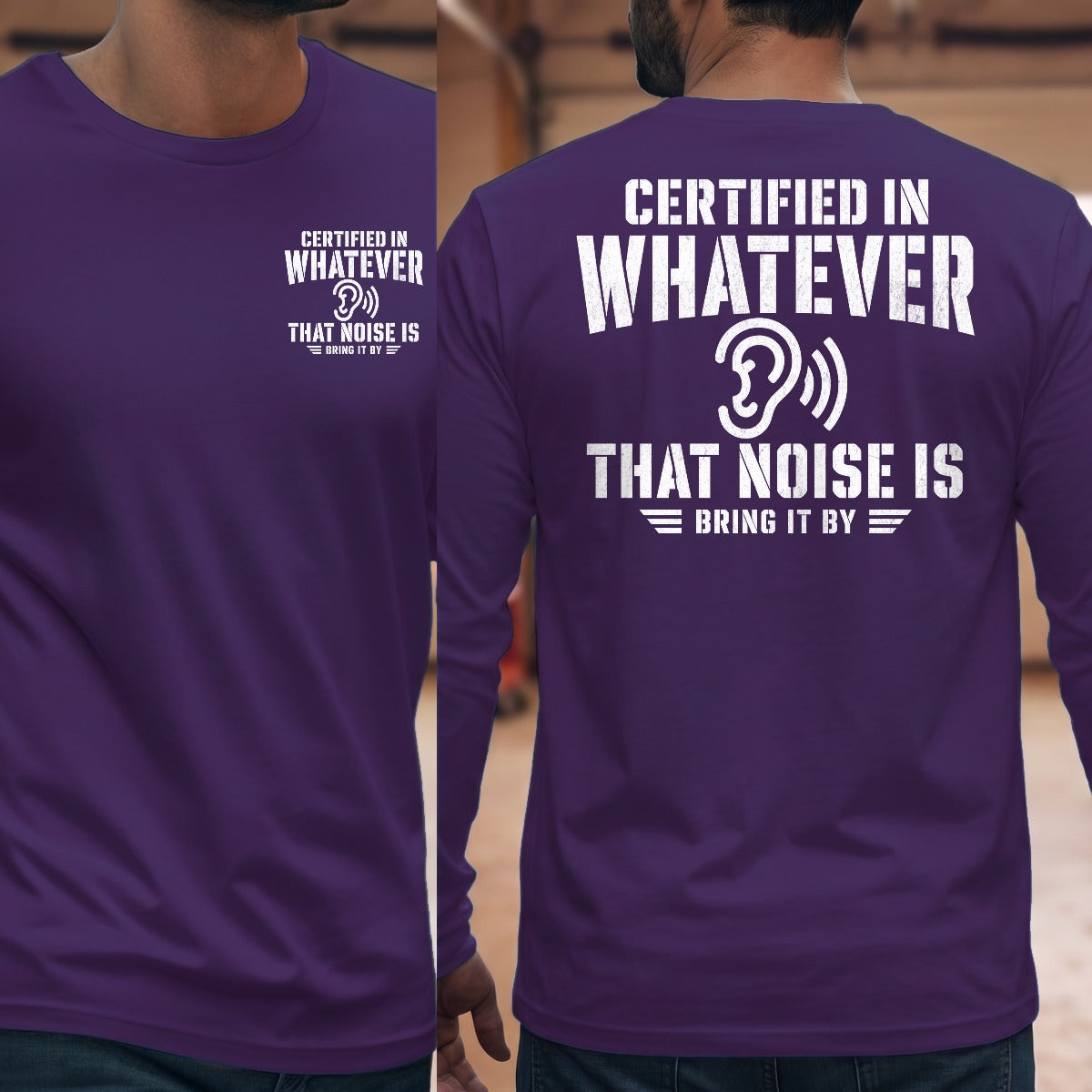 Purple | Front & Back