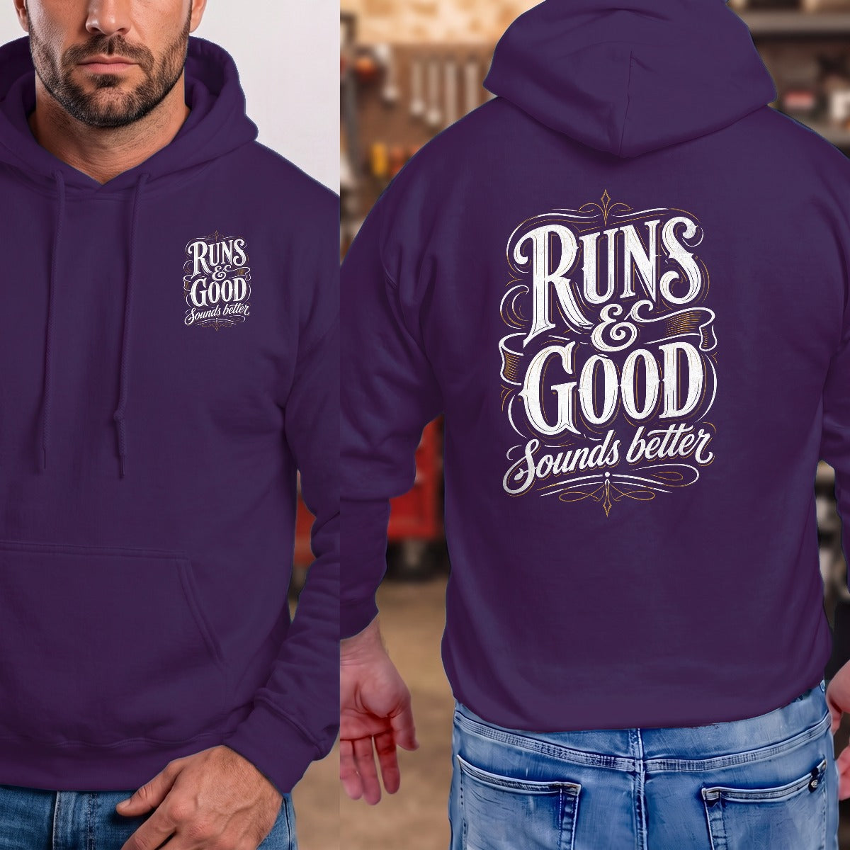 Purple | Front & Back