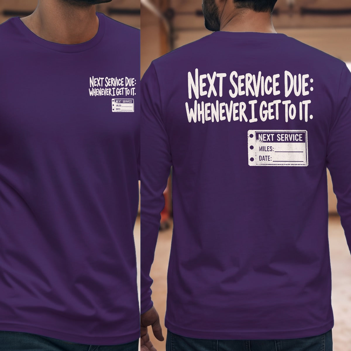 Purple | Front & Back