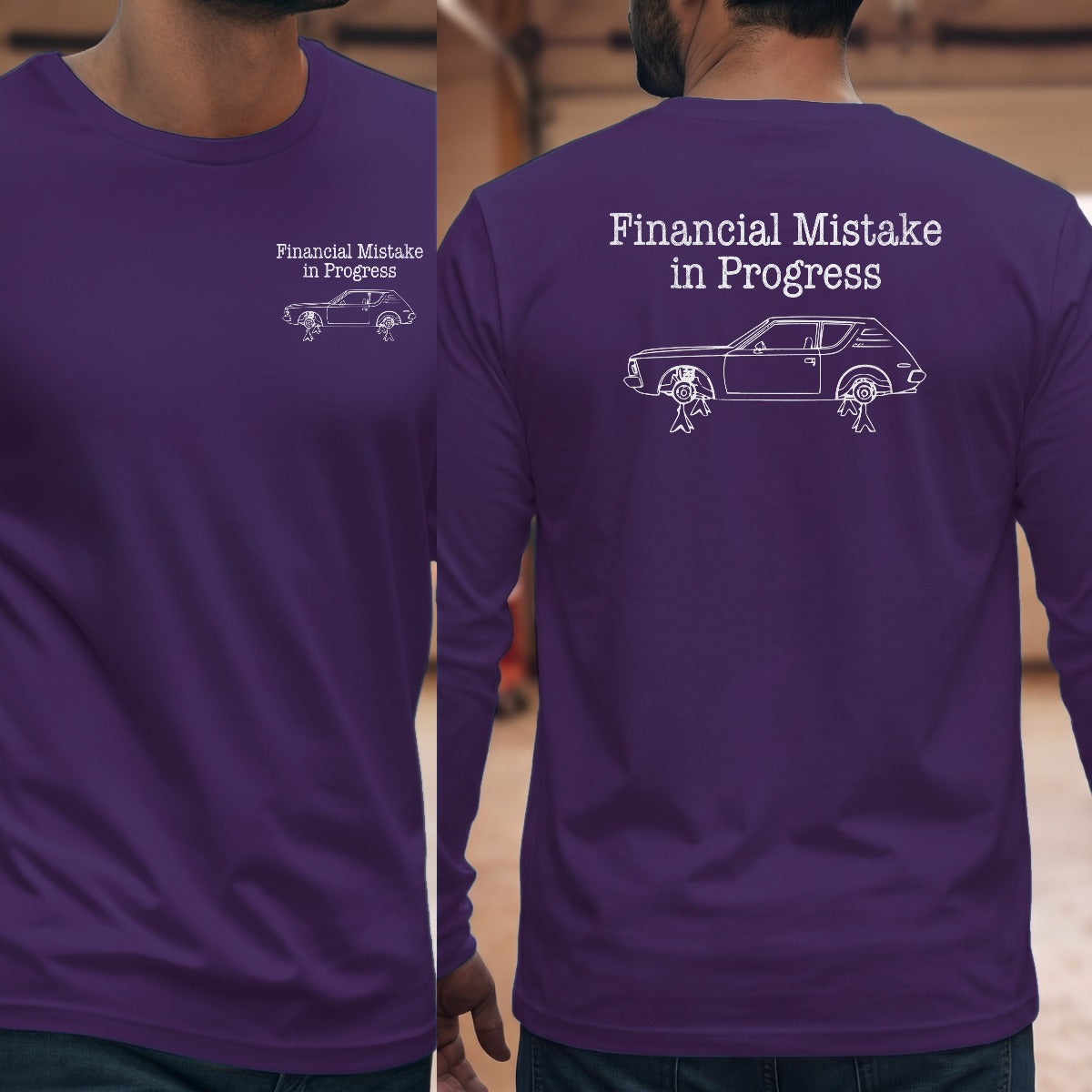 Purple | Left Chest + Back