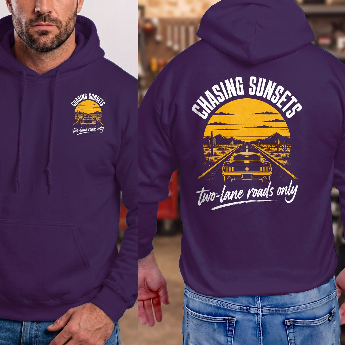 Purple | Front & Back