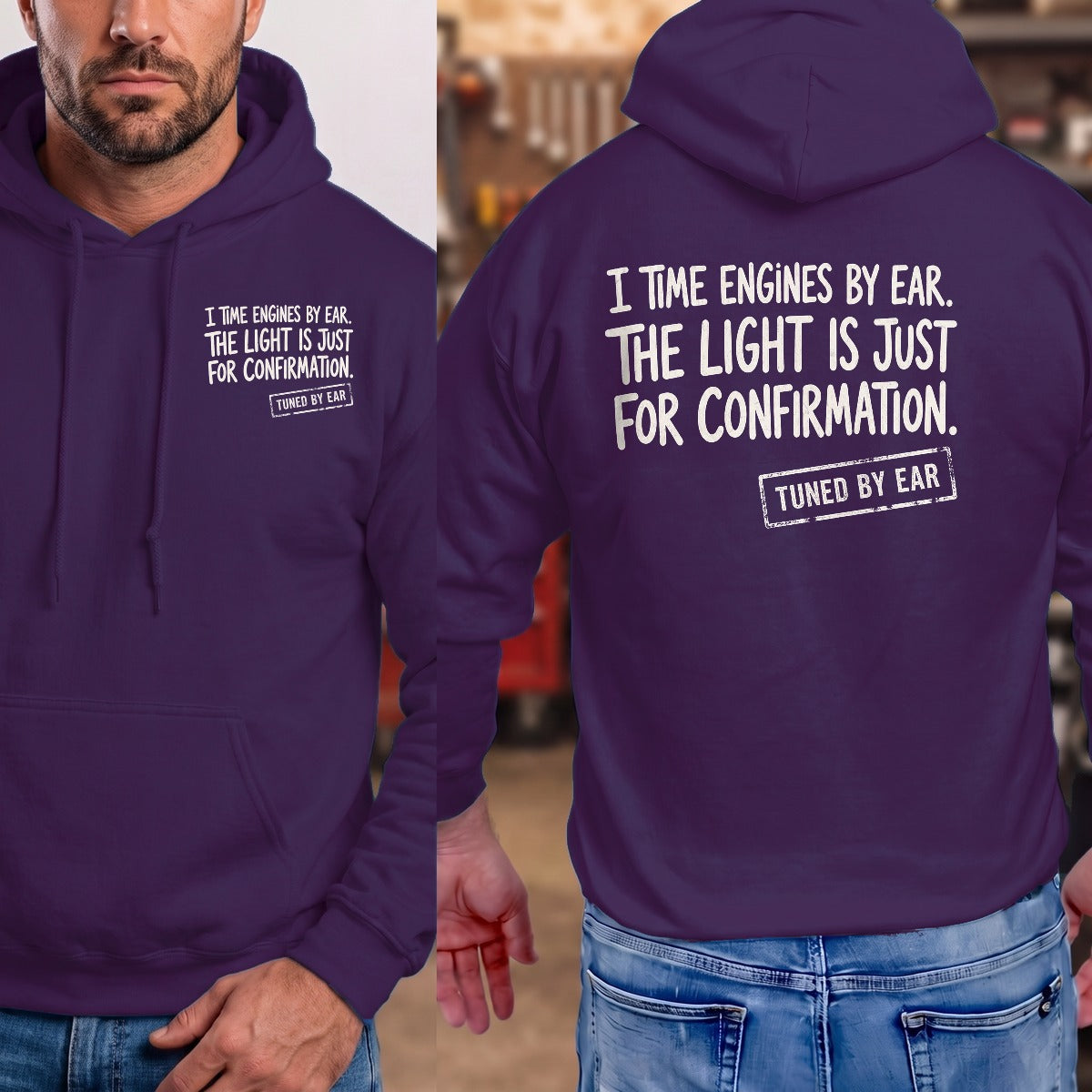 Purple | Left Chest + Back