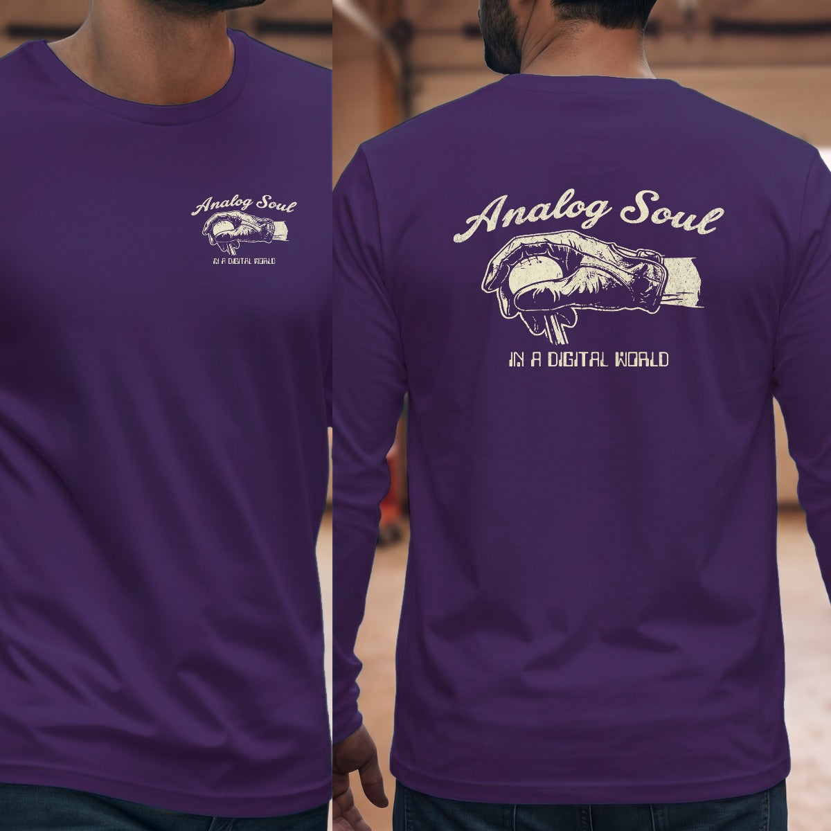Purple | Left Chest + Back
