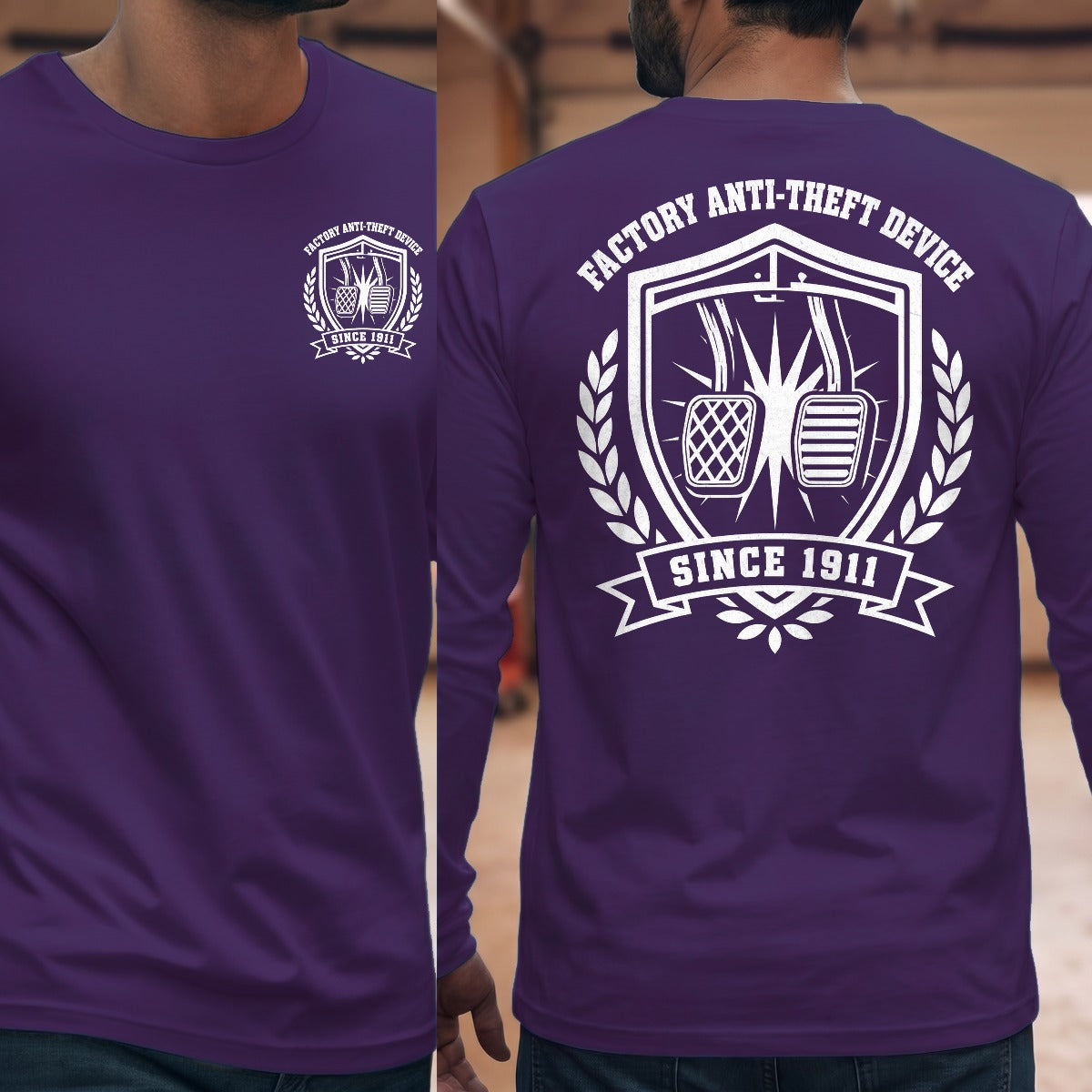 Purple | Front & Back