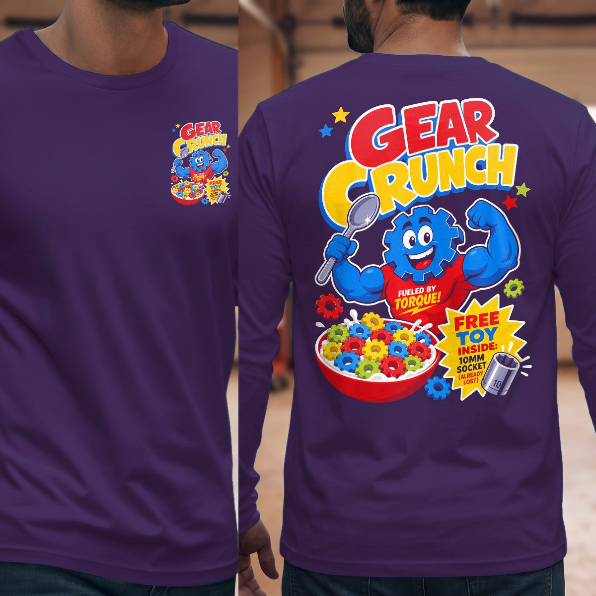 Purple | Front & Back