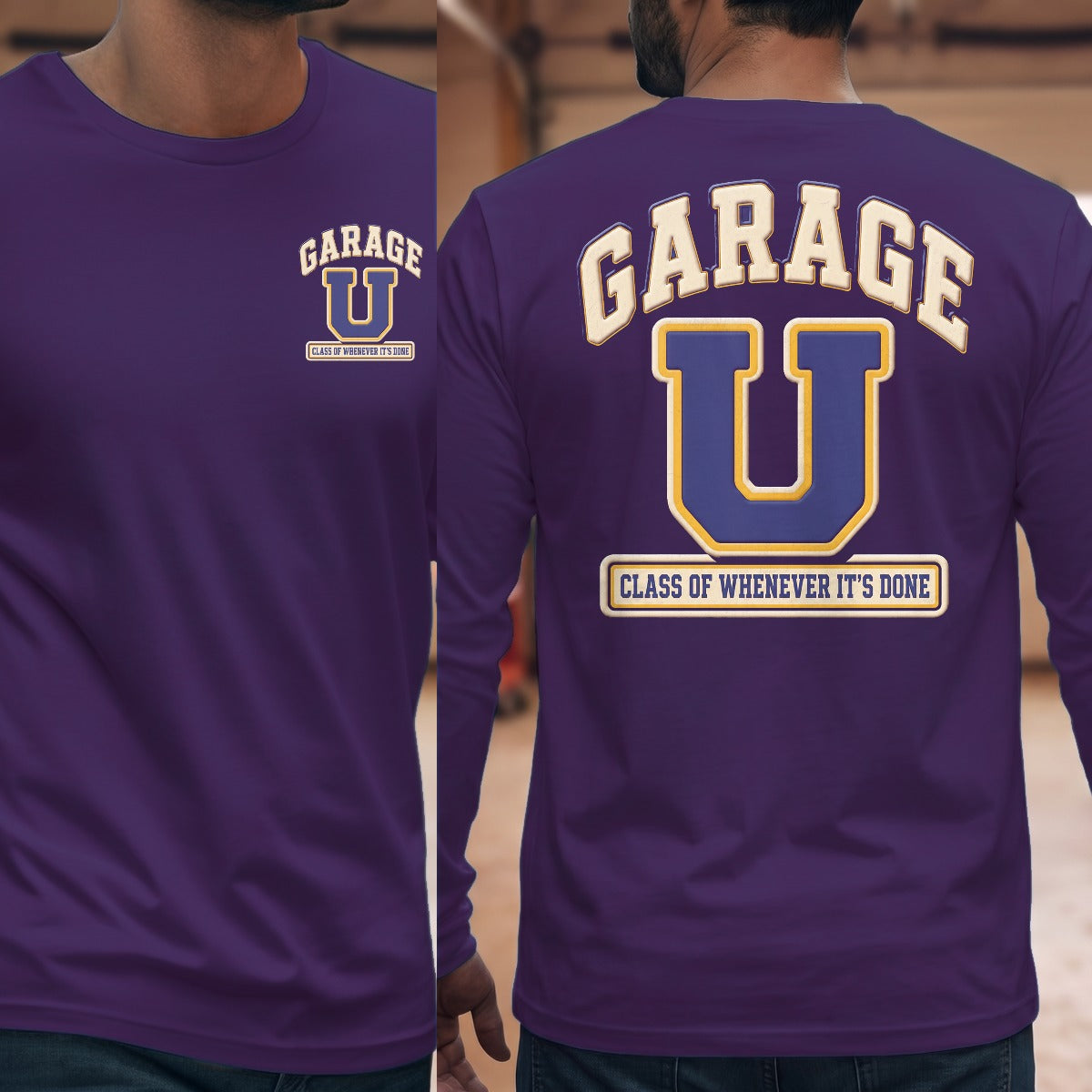 Purple | Front & Back