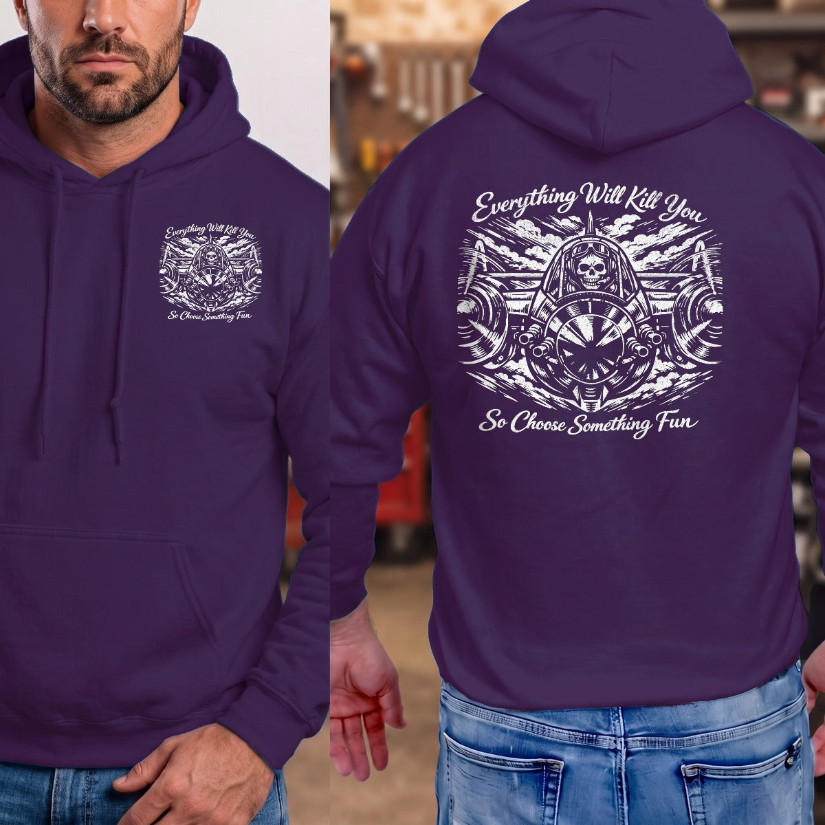 Purple | Front & Back