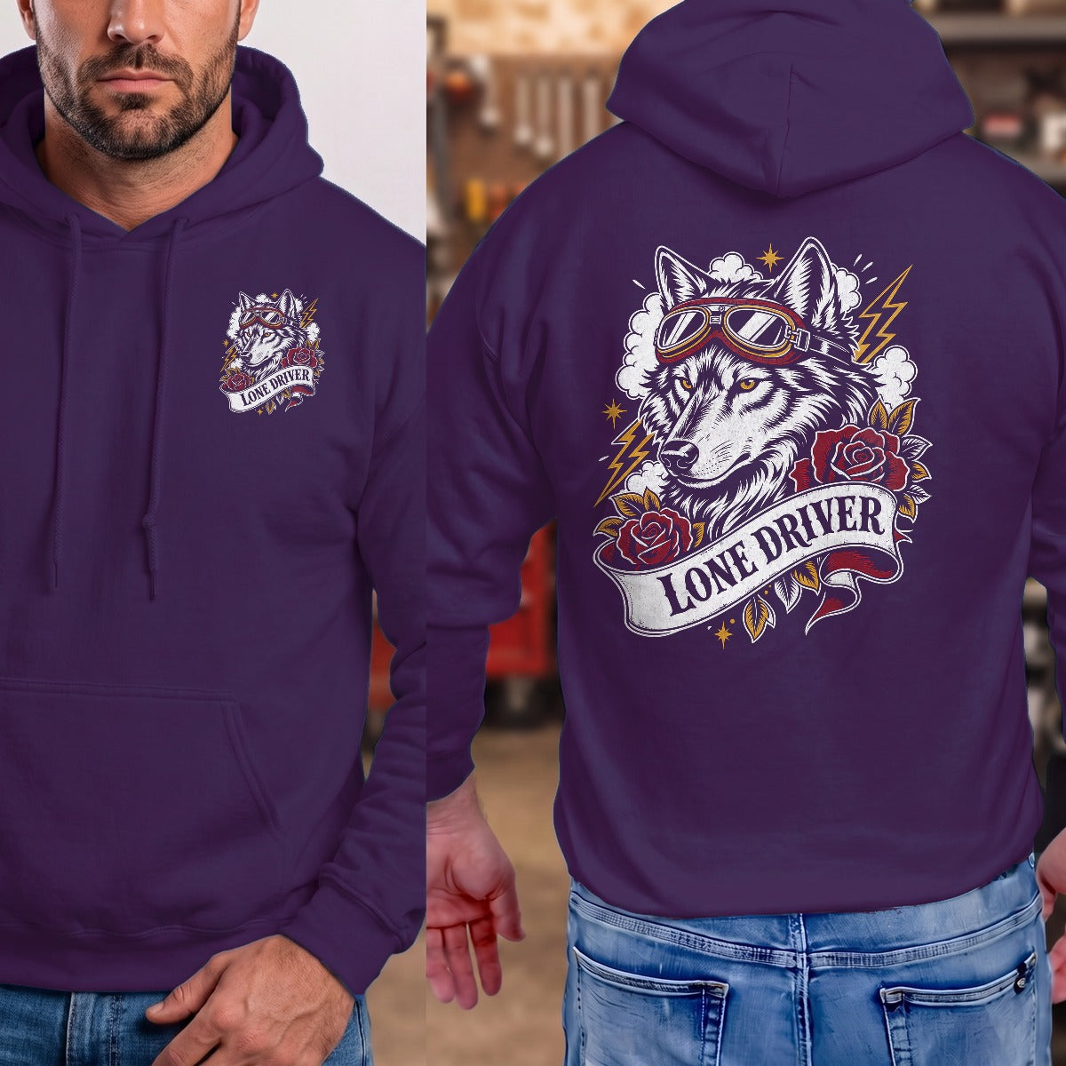 Purple | Front & Back