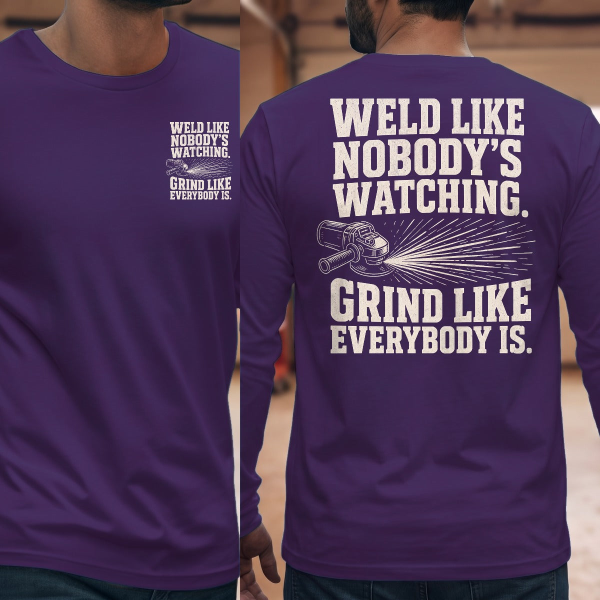 Purple | Front & Back