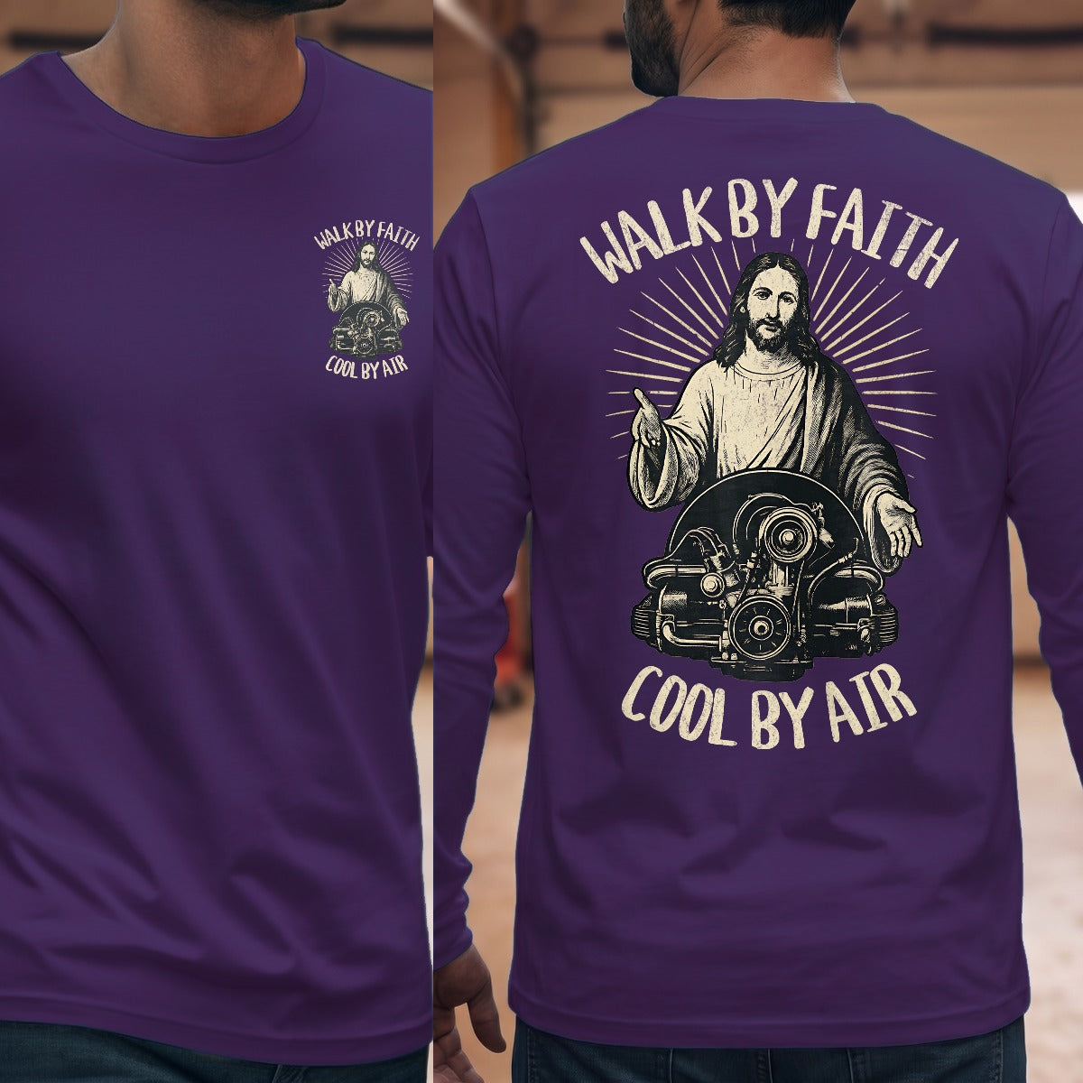 Purple | Front & Back