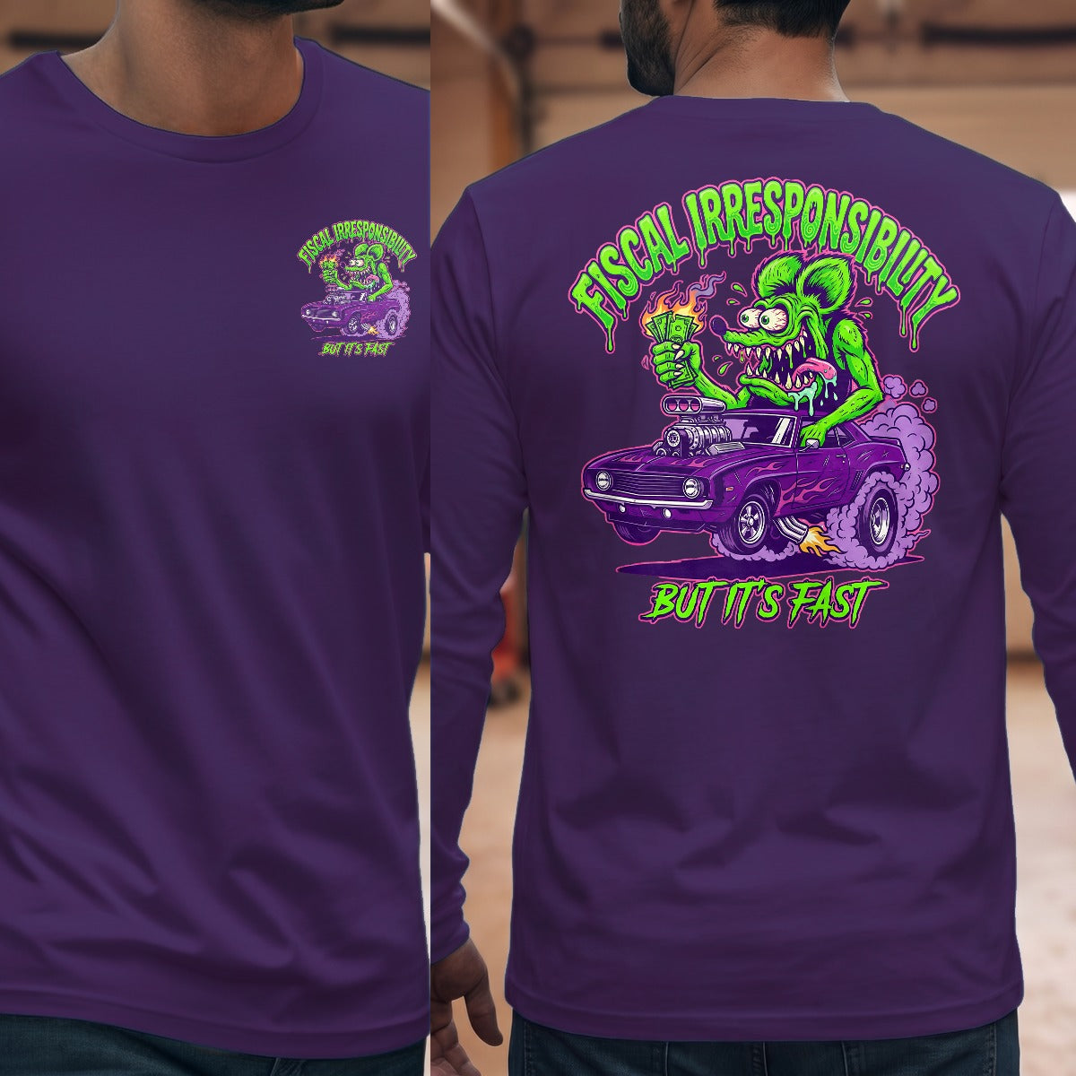Purple | Front & Back