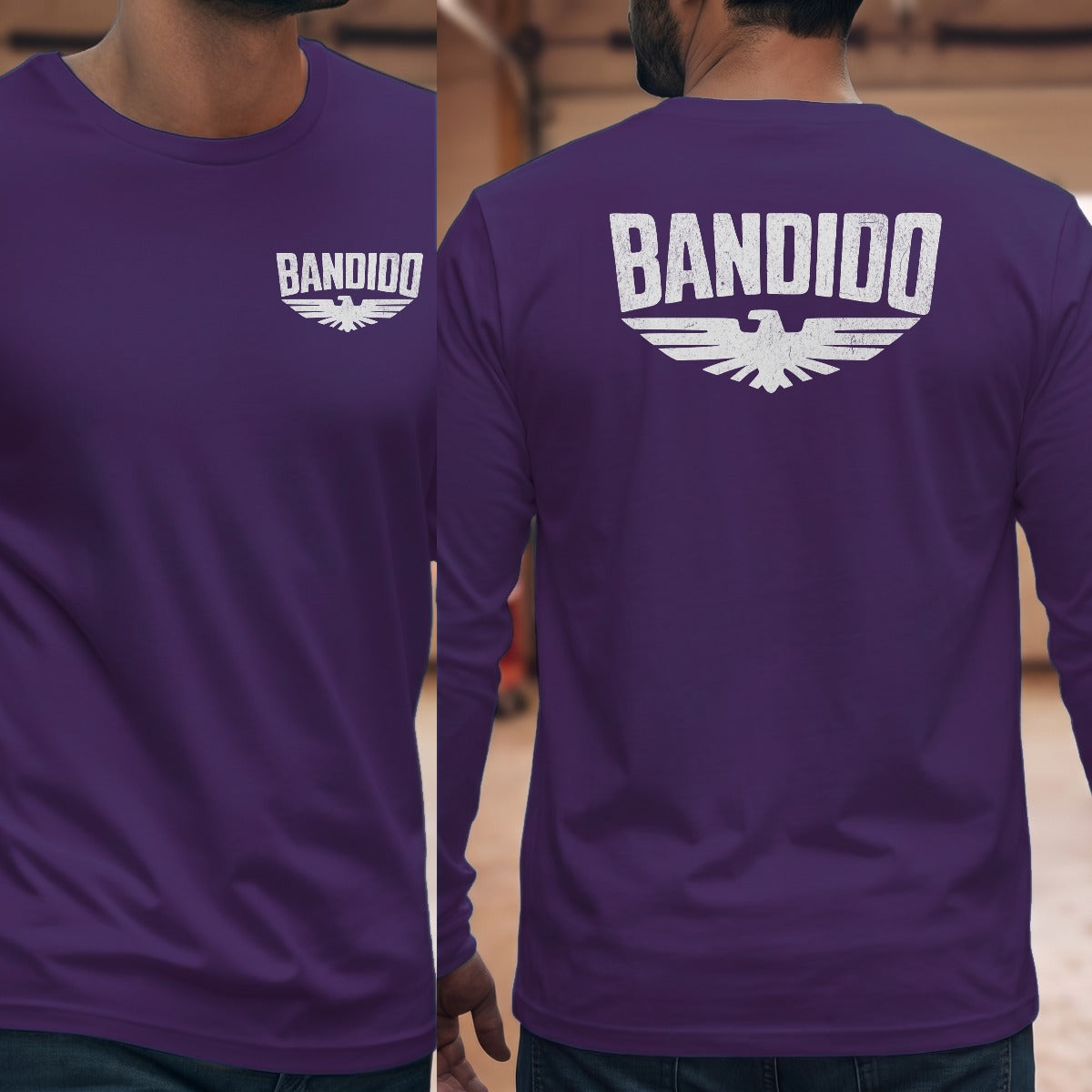 Purple | Left Chest + Back