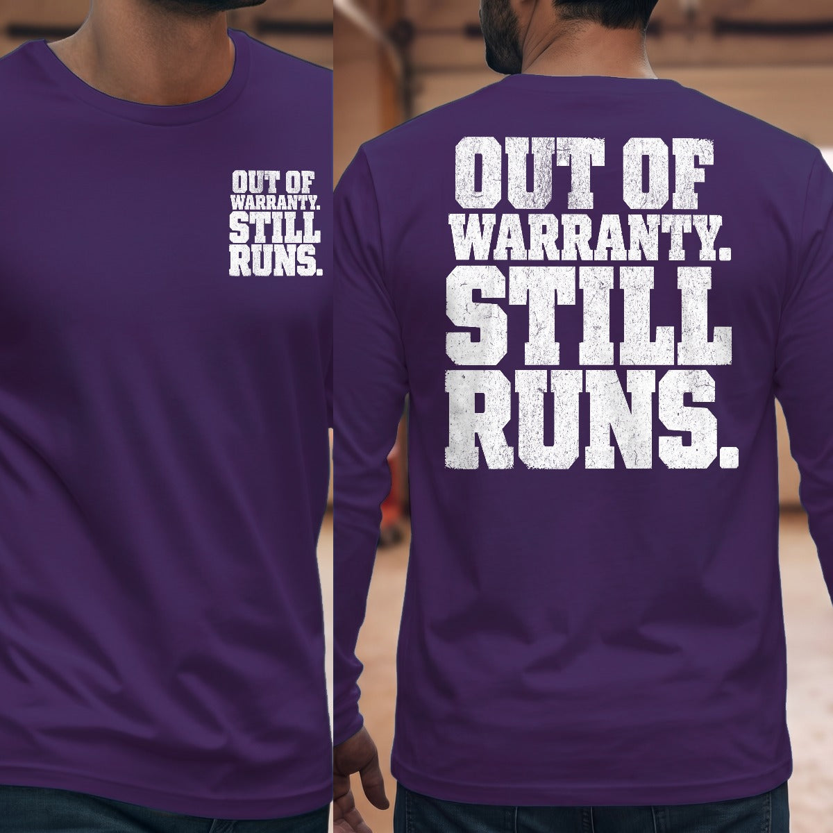 Purple | Front & Back