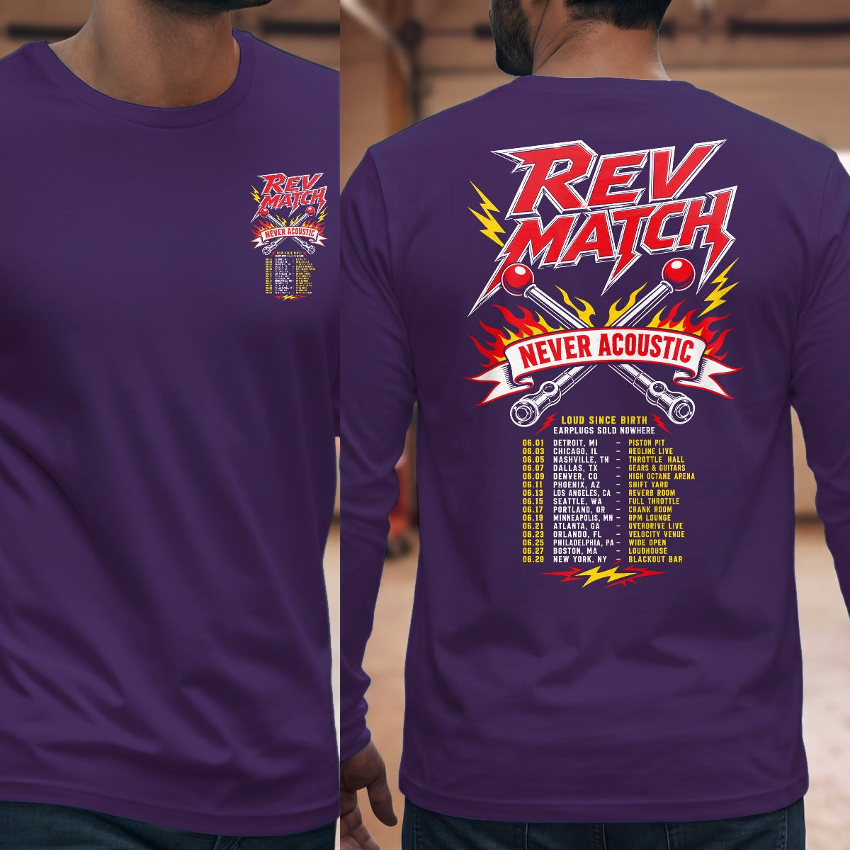 Purple | Front & Back