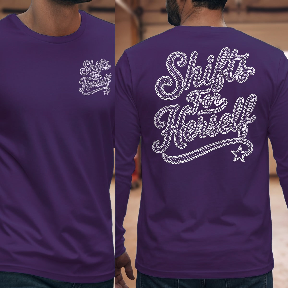 Purple | Front & Back