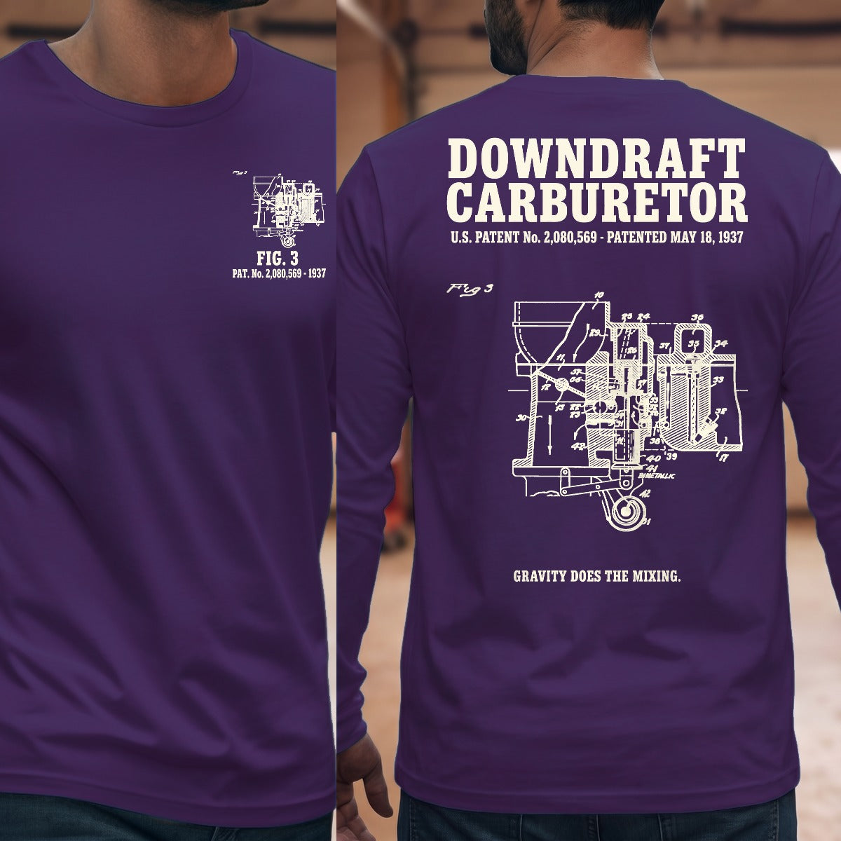 Purple | Front & Back