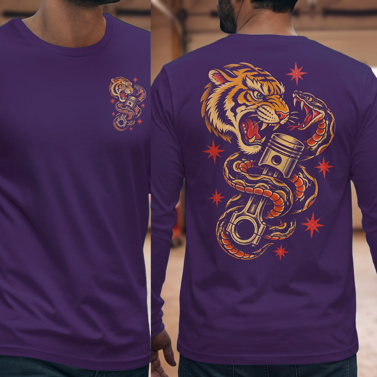 Purple | Front & Back