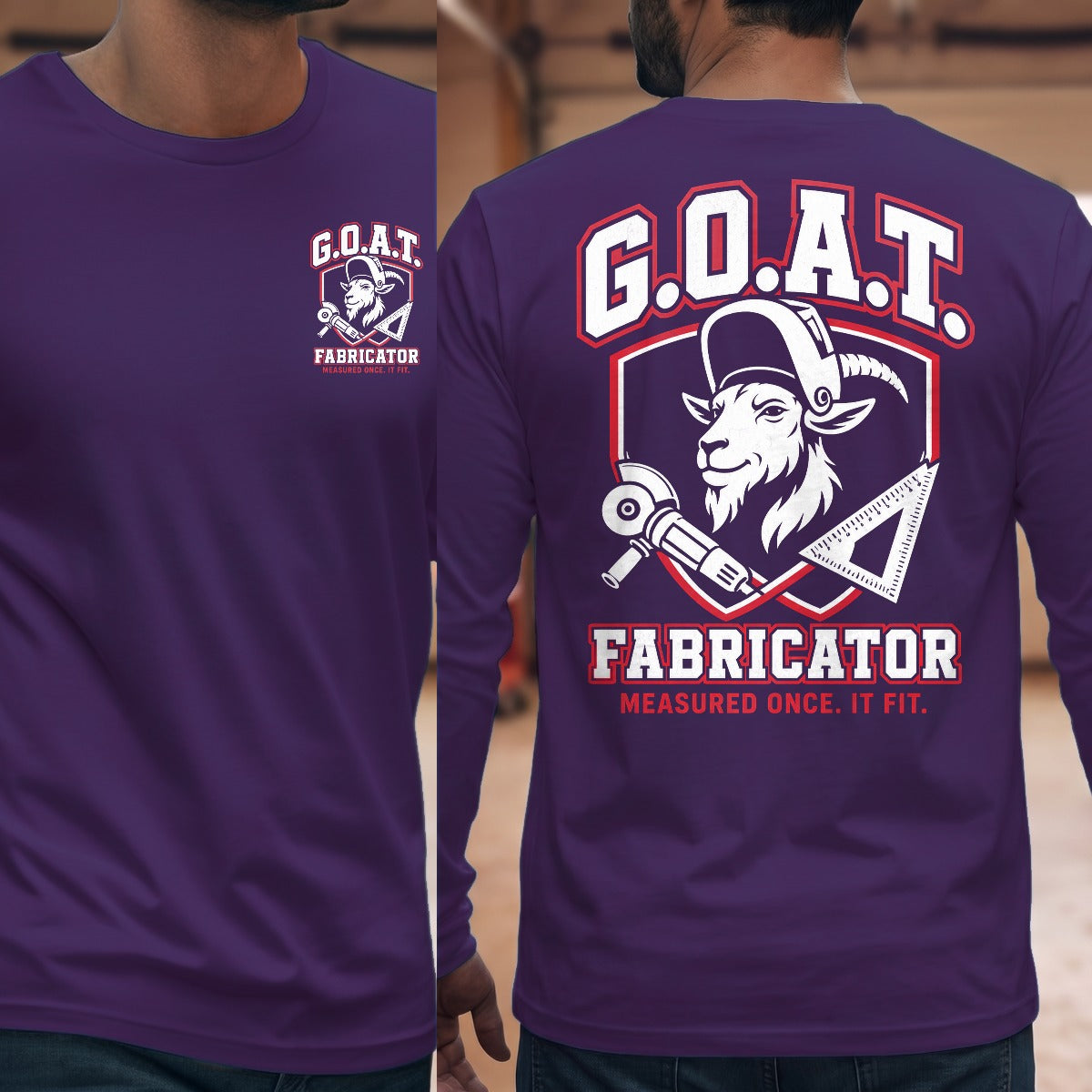 Purple | Front & Back