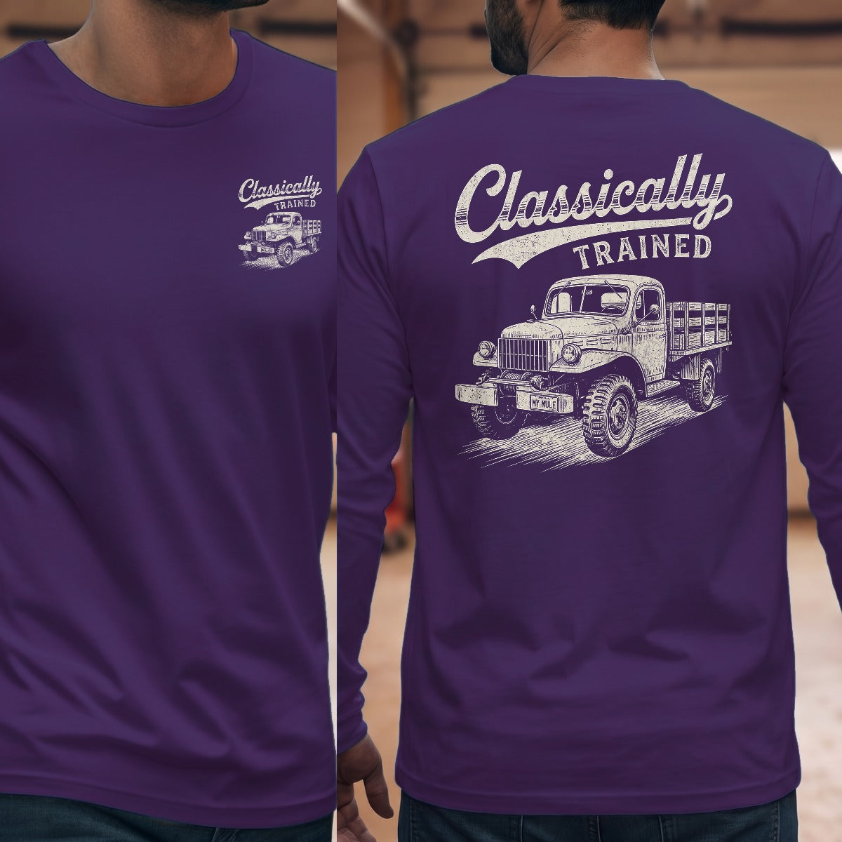 Purple | Front & Back
