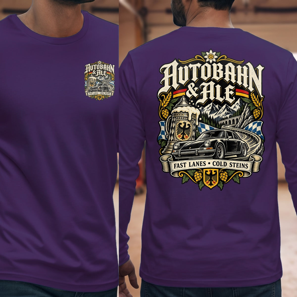 Purple | Front & Back