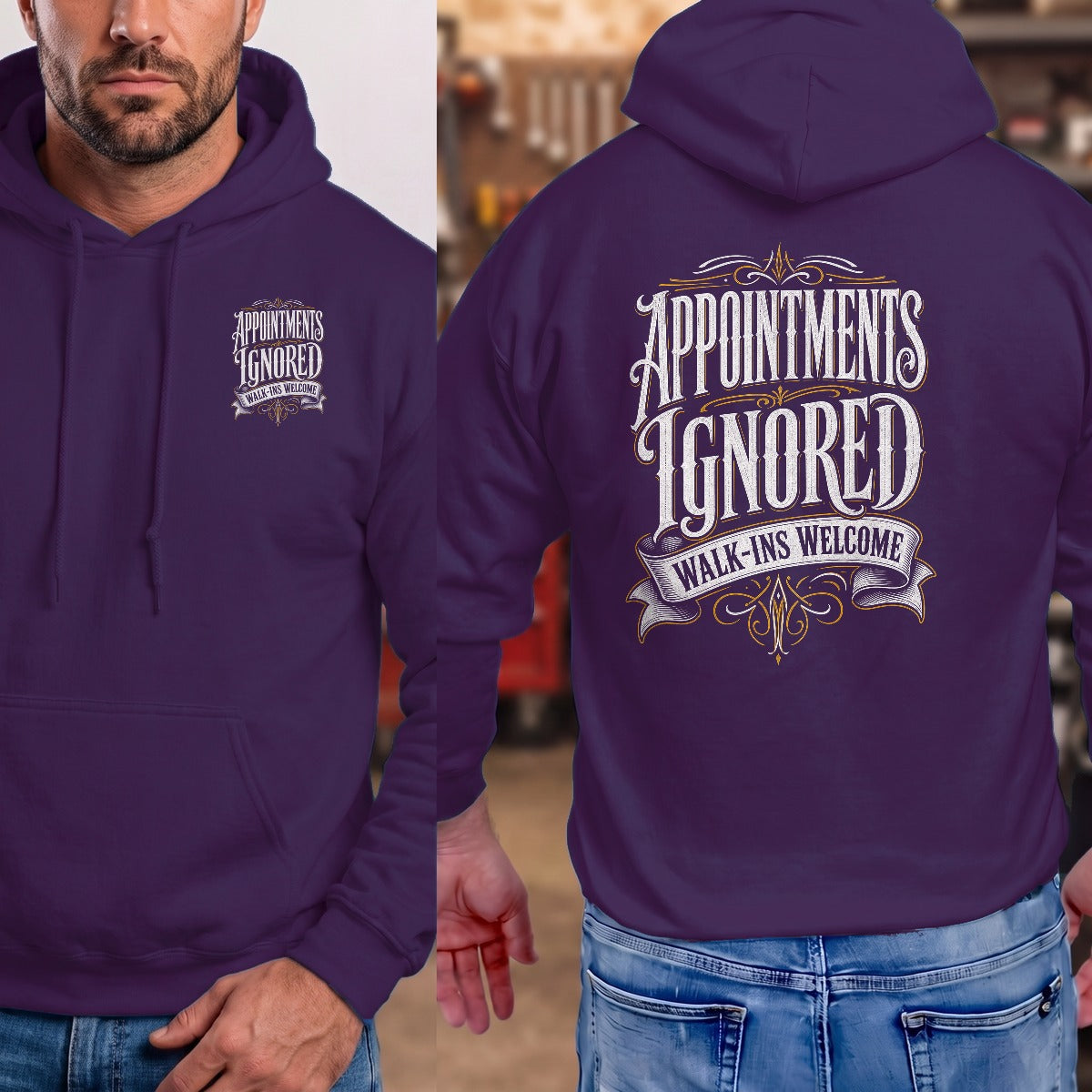 Purple | Front & Back
