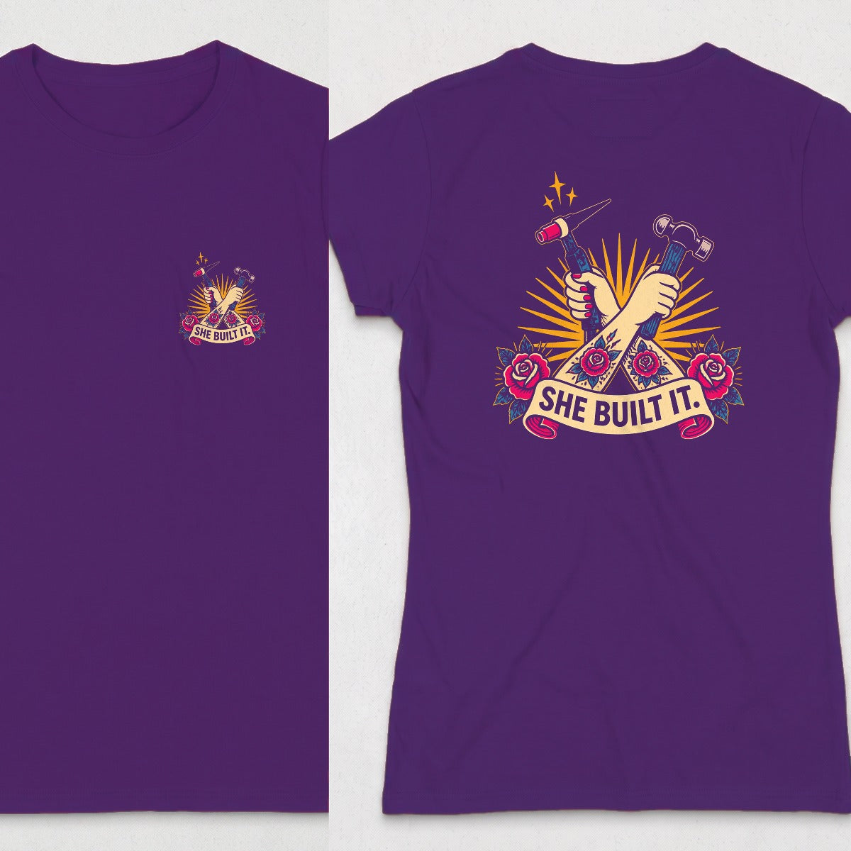 Purple | Front & Back