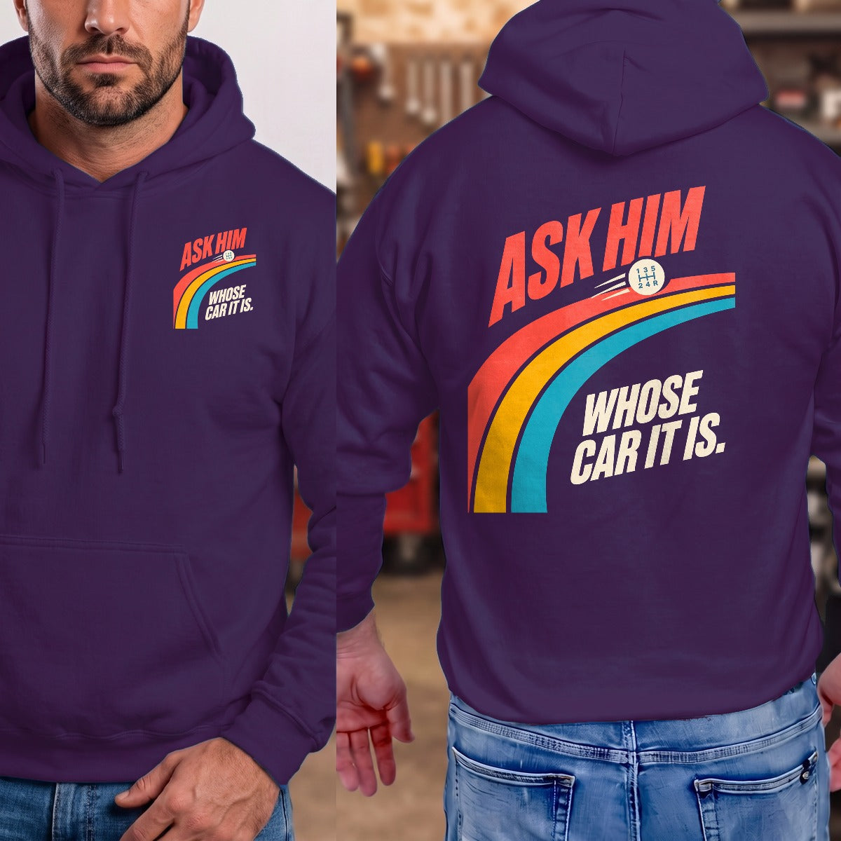 Purple | Front & Back