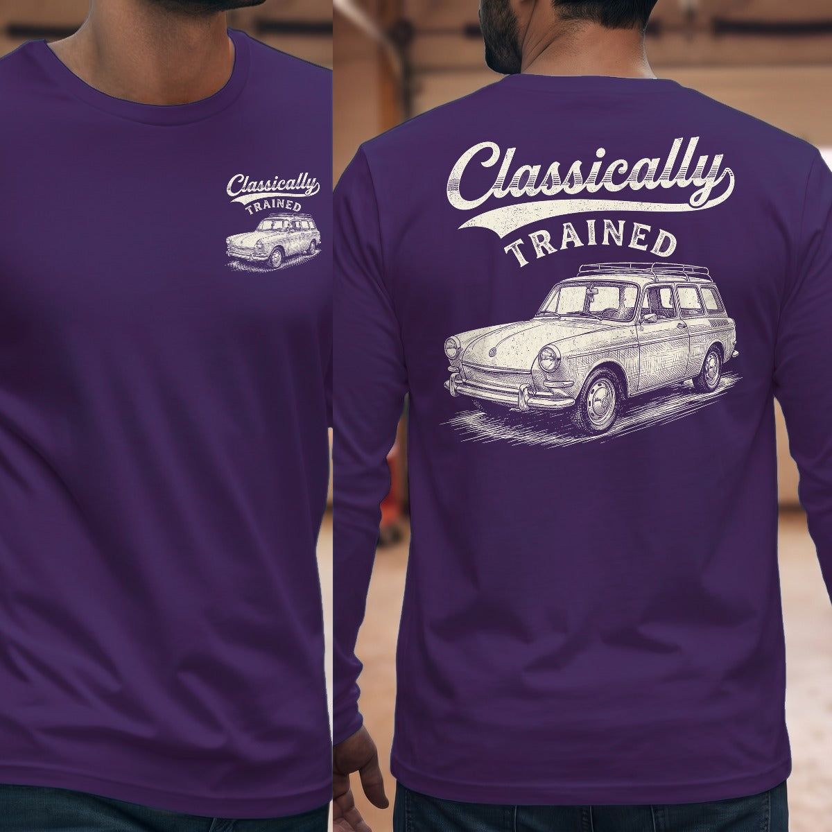 Purple | Front & Back