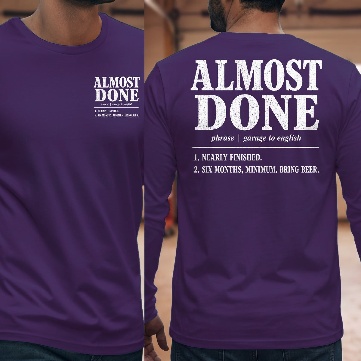 Purple | Front & Back