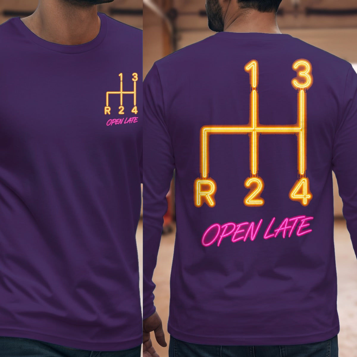 Purple | Front & Back