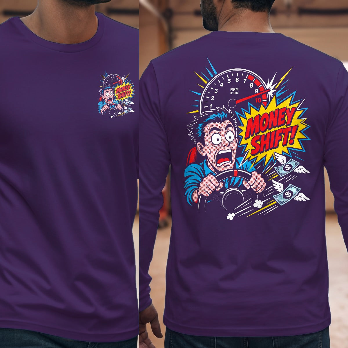 Purple | Front & Back