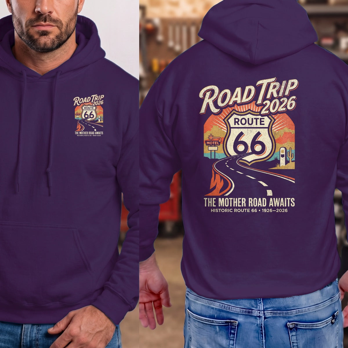 Purple | Front & Back