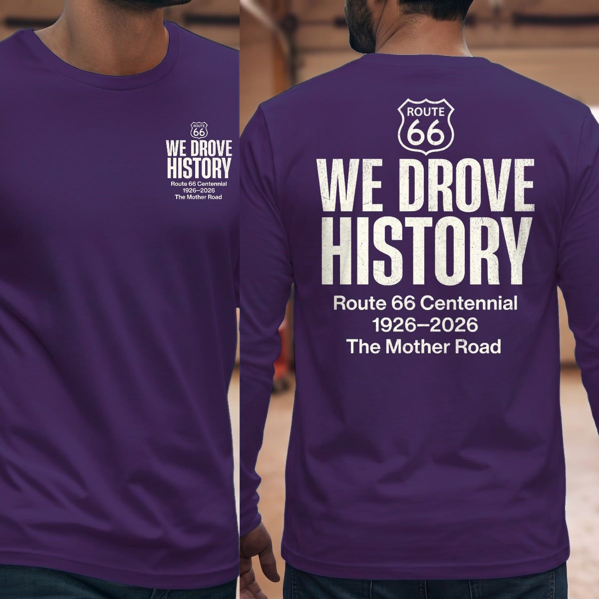 Purple | Front & Back